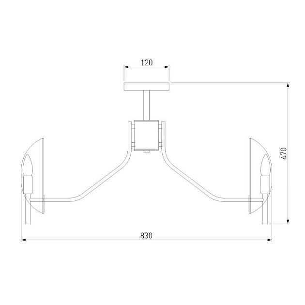 Потолочная люстра Eurosvet Rocco 60135/8 латунь изображение 3 Потолочная люстра Eurosvet Rocco 60135/8 латунь Фото № 3