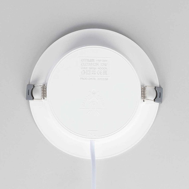 Встраиваемый светодиодный светильник Citilux Галс CLD5512N Фото № 3