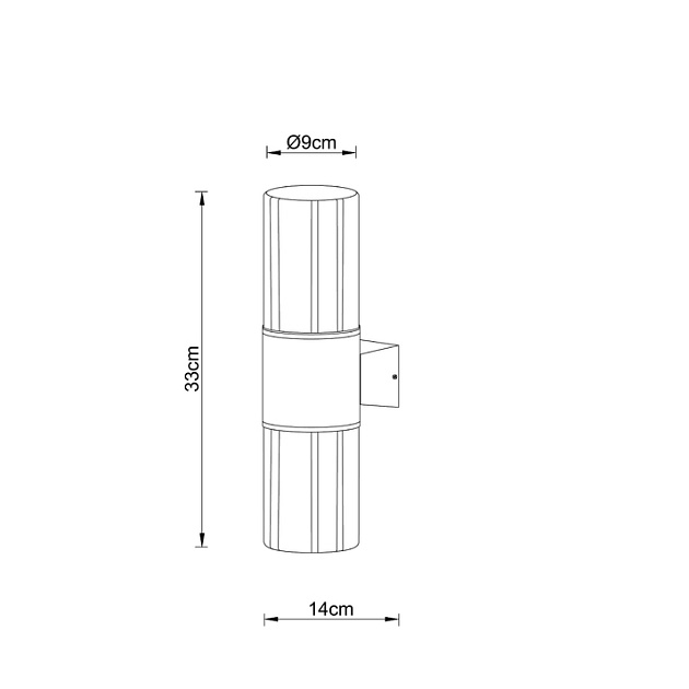 Уличный настенный светильник Arte Lamp Seginus A6515AL-2BK Фото № 2