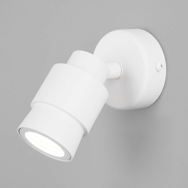 Светодиодный спот Eurosvet Plat 20125/1 белый Фото № 1