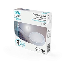 Настенно-потолочный светодиодный светильник Gauss Hall 193411215-OAS 3