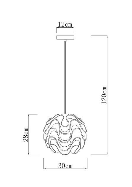 Подвесной светильник Moderli Flake V11011-P изображение 2 Подвесной светильник Moderli Flake V11011-P Фото № 2