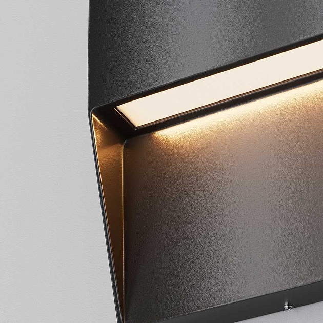 Уличный настенный светодиодный светильник Maytoni Mane O047SL-L3B3K Фото № 6