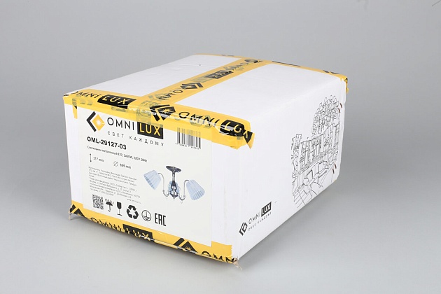 Потолочная люстра Omnilux Leonessa OML-29127-03 изображение 9 Потолочная люстра Omnilux Leonessa OML-29127-03 Фото № 9