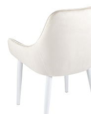Кухонный стул Stool Group Диана велюр кремовый (ножки белые) MC101-2 KD HLR-2 5