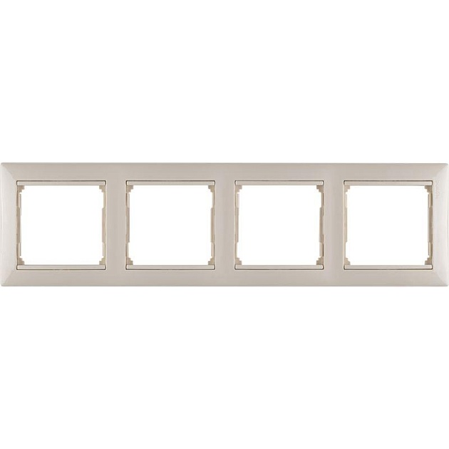 Рамка 4-постовая Legrand Valena слоновая кость 774354 Фото № 1