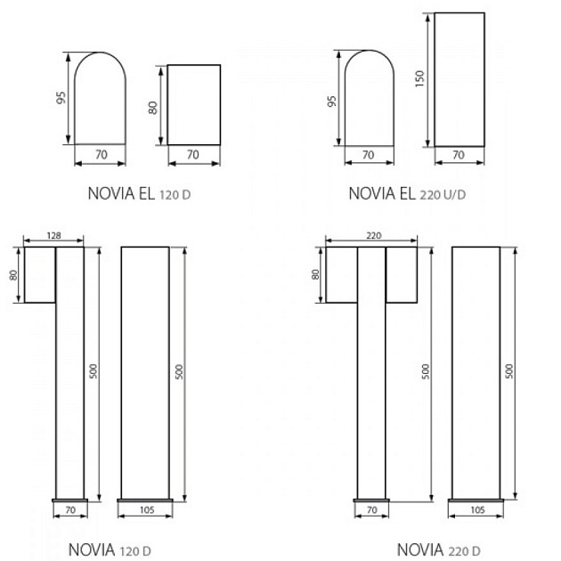 Фасадный светильник Kanlux Novia 25663 изображение 2 Фасадный светильник Kanlux Novia 25663 Фото № 2