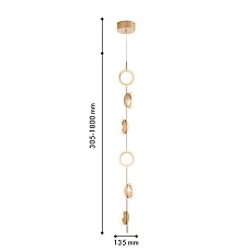 Подвесная светодиодная люстра Favourite Yo-yo 4334-6P1 1
