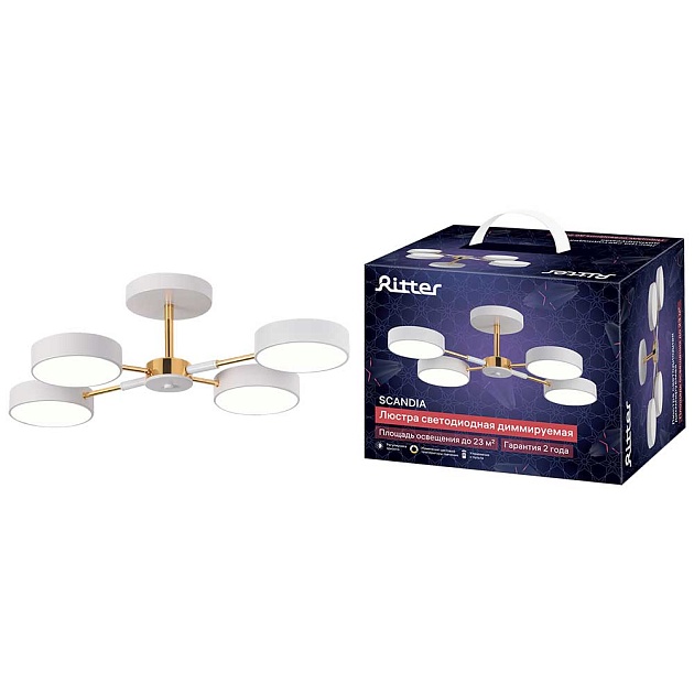 Потолочная люстра Ritter SCANDIA 51628 0 Фото № 1