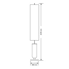 Напольный светильник KUTEK MOOD Natura NAT-LS-3(ZM) 1