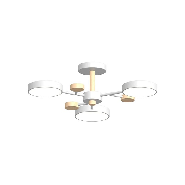 Потолочный cветильник LED4U L3203-620 WH Фото № 1