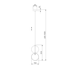 Подвесной светильник Eurosvet Selisa 50092/1 2
