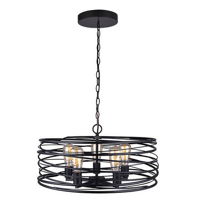 Подвесная люстра Toplight Carol TL1187H-05BK Фото № 1