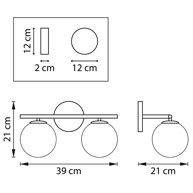 Бра Lightstar Croco 815523 Фото № 2