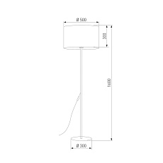 Торшер TK Lighting 16011 Glorii 1