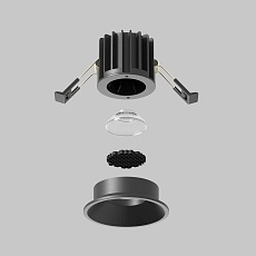 Встраиваемый светильник Maytoni Technical Downlight Round DL058-7W2.7K-B 5