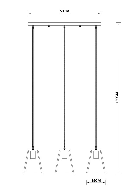 Подвесной светильник Arte Lamp Brussels A8030SP-3WH Фото № 2
