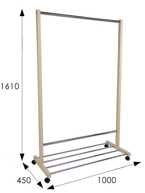 Гардеробная вешалка Мебелик В 35Н 000332 изображение 3 Гардеробная вешалка Мебелик В 35Н 000332 Фото № 3