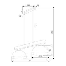 Подвесной светильник TK Lighting 4711 Oslo 1