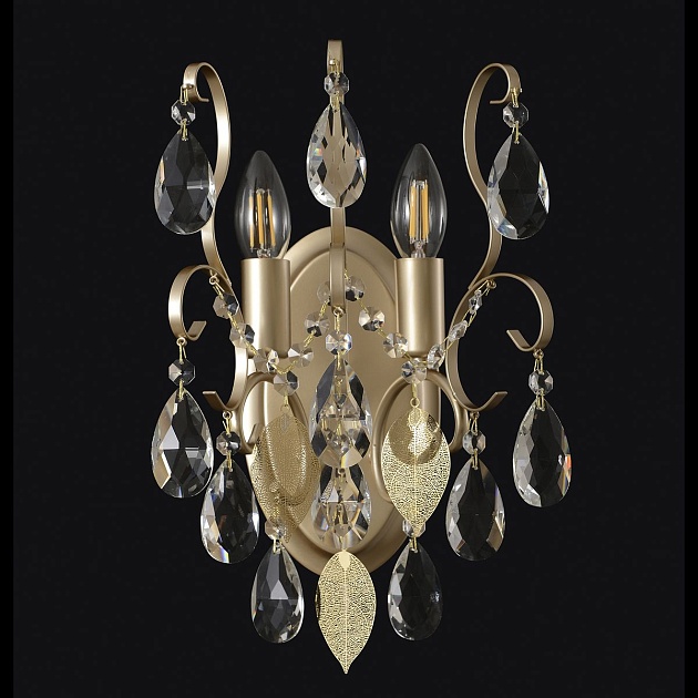Настенный светильник Crystal Lux Esmiralda AP2 Gold Фото № 9