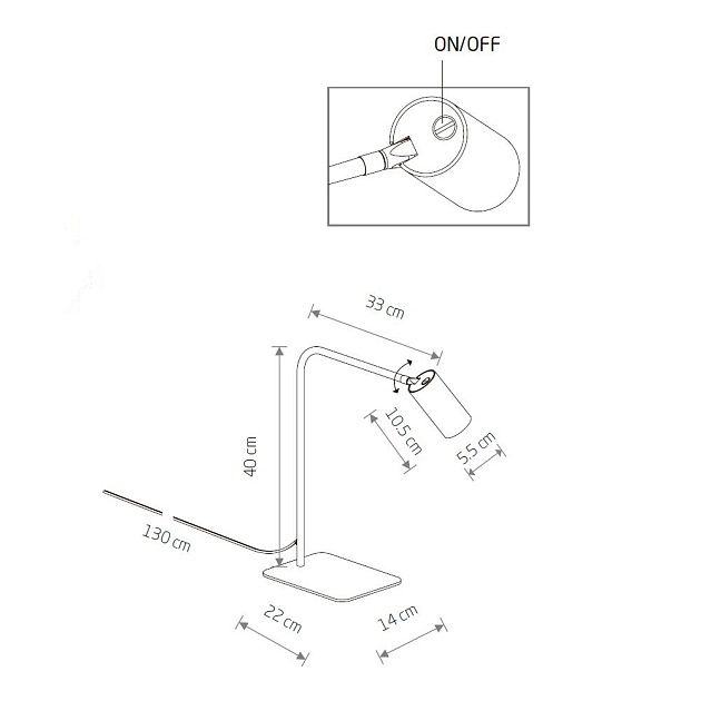 Настольная лампа Nowodvorski Mono 7706 Фото № 2