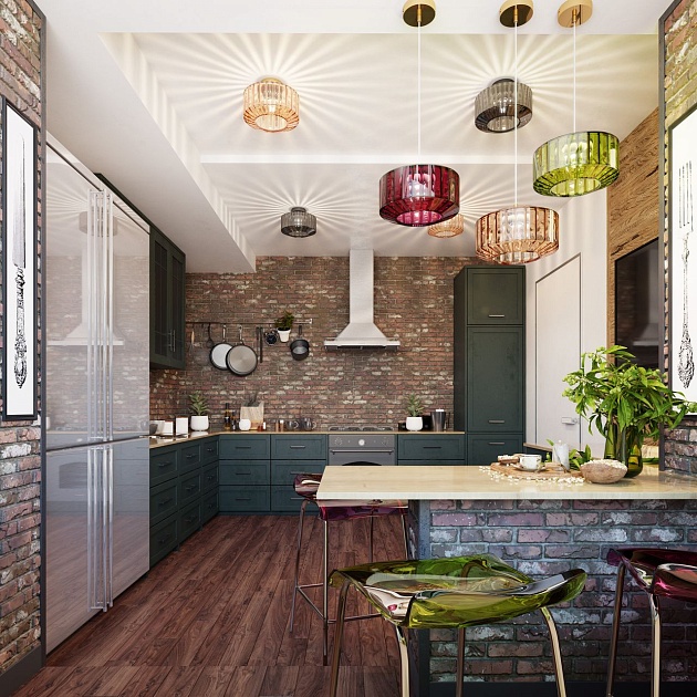 Потолочный светильник Odeon Light Pendant Binga 4747/1C Фото № 7