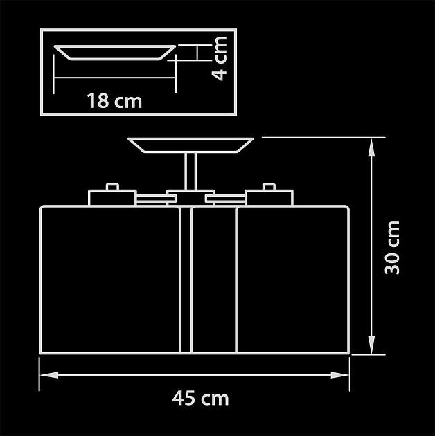 Потолочная люстра Lightstar Nubi 802030 изображение 5 Потолочная люстра Lightstar Nubi 802030 Фото № 5