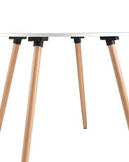 Кухонный стол Stool Group Oslo Round WT D80 белый УТ000000982 3