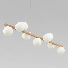 Подвесная люстра TK Lighting 5906 Estera Wood 4