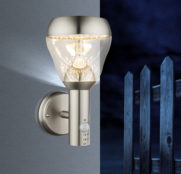 Уличный настенный светодиодный светильник Globo Monte 32250S Фото № 2