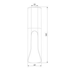 Потолочный светодиодный светильник Elektrostandard Apex 25113/LED a068287 1