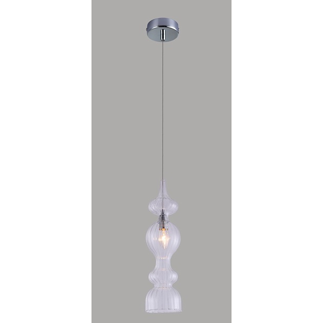 Подвесной светильник Crystal Lux Iris SP1 A Transparent изображение 4 Подвесной светильник Crystal Lux Iris SP1 A Transparent Фото № 4