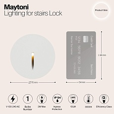 Подсветка для лестниц Maytoni Bil O014SL-L3W3K 1