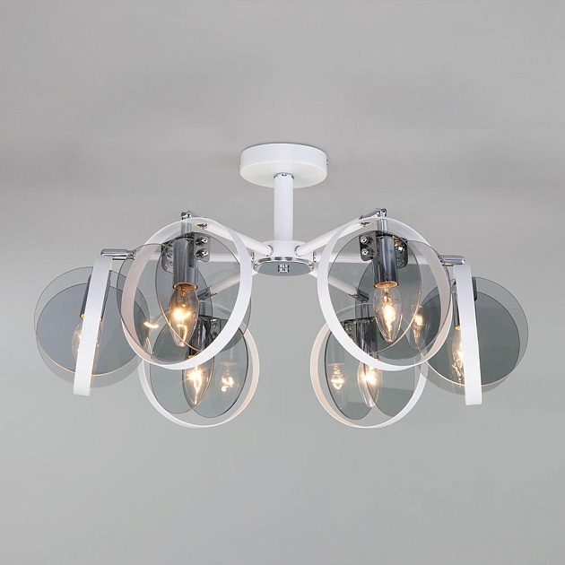 Потолочная люстра Eurosvet Gallo 70121/6 белый изображение 5 Потолочная люстра Eurosvet Gallo 70121/6 белый Фото № 5