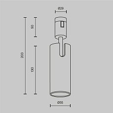 Трековый светильник Maytoni Technical Focus Led TR144-1-12W3K-W-BS 1