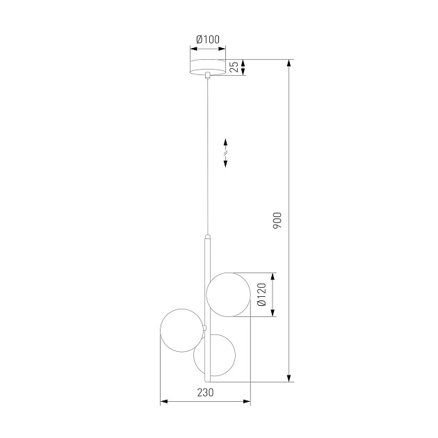Подвесная люстра TK Lighting 5767 Estera Фото № 2