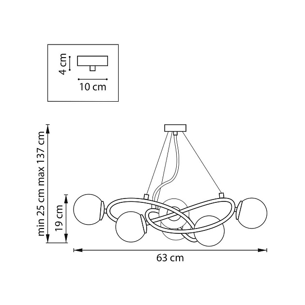 Люстра Globo Lightstar 799063 Фото № 3