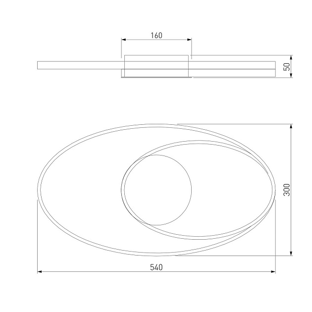 Потолочный светодиодный светильник Eurosvet Caroline 90250/1 изображение 3 Потолочный светодиодный светильник Eurosvet Caroline 90250/1 Фото № 3