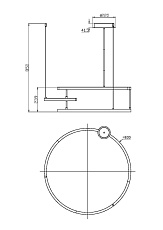 Подвесной светодиодный светильник Maytoni Line MOD016PL-L52BK 3