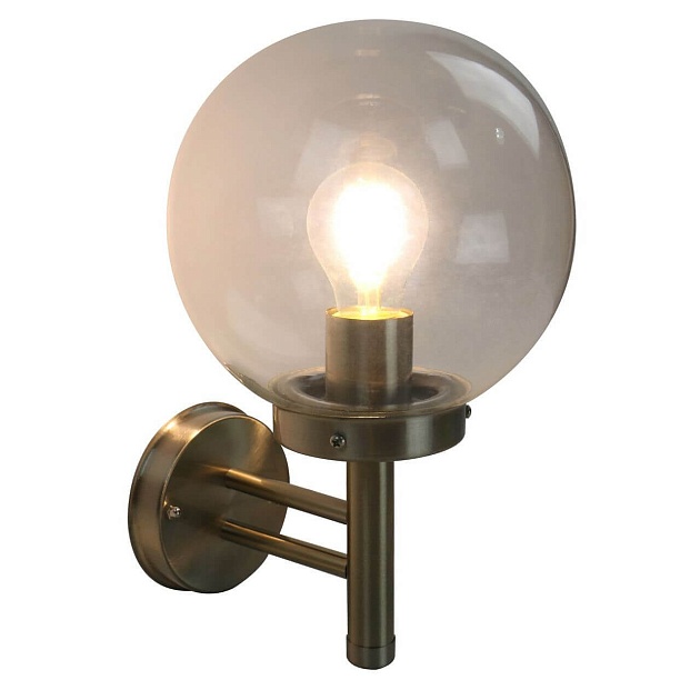 Уличный настенный светильник Arte Lamp Gazebo A8365AL-1SS Фото № 1