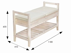 Обувница Мебелик Н 007589 2