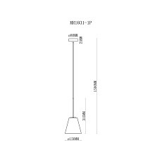 Подвесной светильник MyFar Stiven MR1031-1P 1