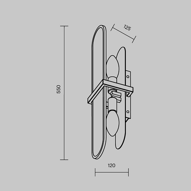 Бра Maytoni Marmo MOD099WL-02G изображение 2 Бра Maytoni Marmo MOD099WL-02G Фото № 2
