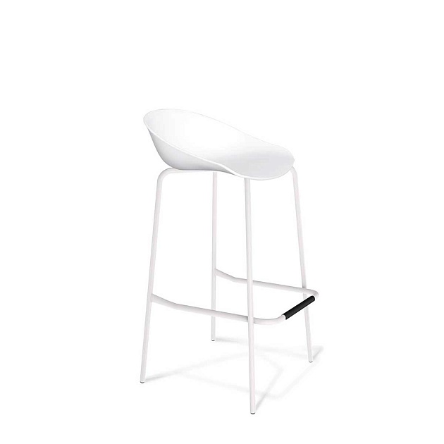 Барный стул Sheffilton SHT-ST19/S29 белый/белый муар 8030296514 изображение 1 Барный стул Sheffilton SHT-ST19/S29 белый/белый муар 8030296514 Фото № 1