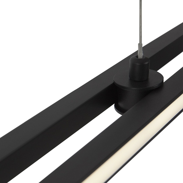 Подвесной светодиодный светильник Maytoni Halo MOD005PL-L48BK изображение 2 Подвесной светодиодный светильник Maytoni Halo MOD005PL-L48BK Фото № 2