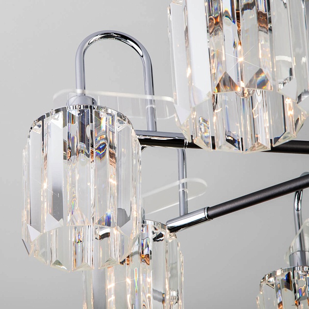 Потолочная люстра Eurosvet Tenia 70090/8 графит изображение 4 Потолочная люстра Eurosvet Tenia 70090/8 графит Фото № 4