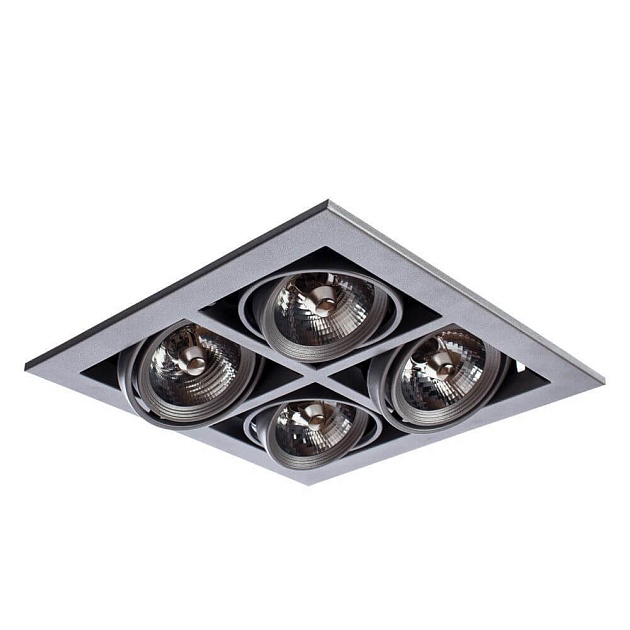 Встраиваемый светильник Arte Lamp Cardani A5930PL-4SI изображение 2 Встраиваемый светильник Arte Lamp Cardani A5930PL-4SI Фото № 2