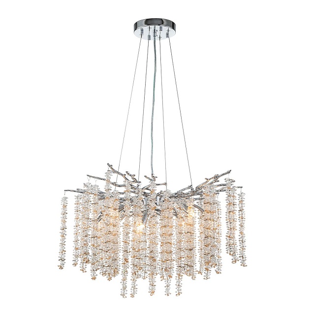 Подвесная люстра Indigo Fruscio 12042/8P Chrome V000446 изображение 1 Подвесная люстра Indigo Fruscio 12042/8P Chrome V000446 Фото № 1