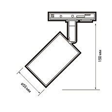 Трековый светильник Jazzway PTR 26 5038073A 2