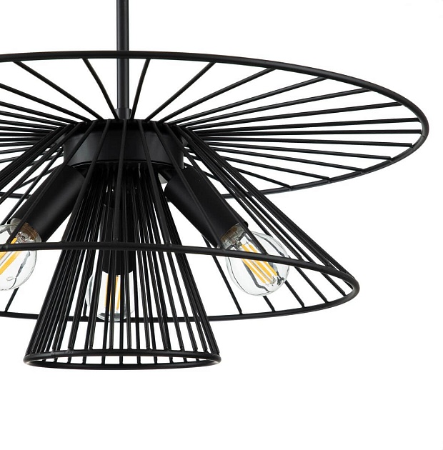 Подвесная люстра Indigo Strato 10016/3P Black V000287 Фото № 3